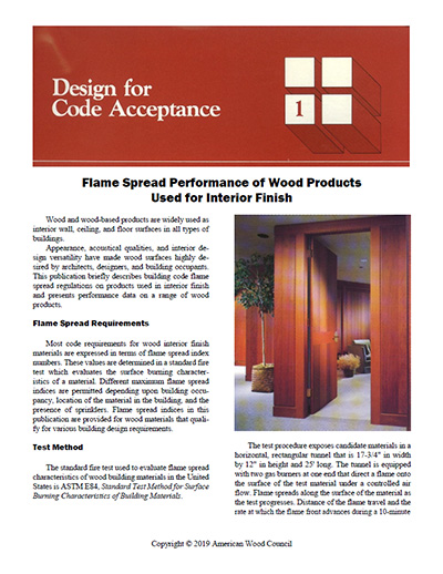 DCA 2 - Design of Fire-Resistive Exposed Wood Members