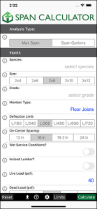 Wood Joist Span Calculator - Apps on Google Play