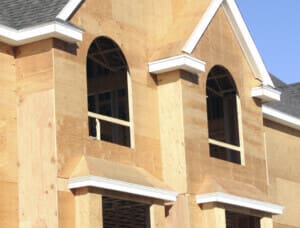 Unfinished building from outside.