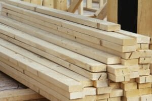 Stack of two-by-fours