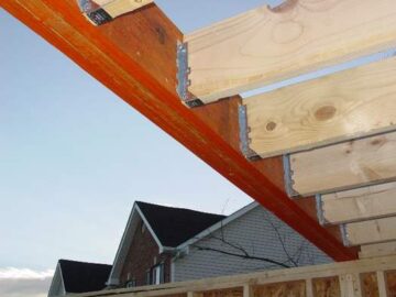 Glulam girder