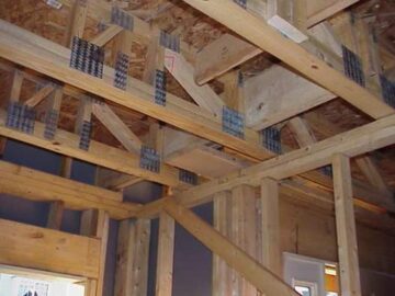 Parallel Chord Truss 1st floor ceiling