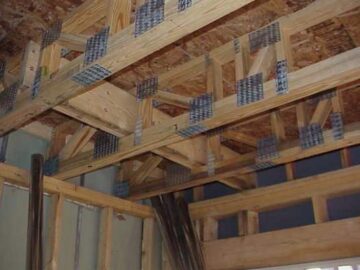 Parallel Chord Truss 1st floor ceiling