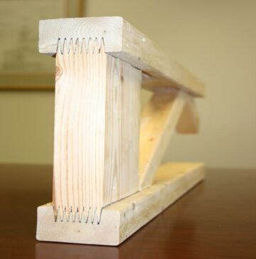 Finger jointed truss