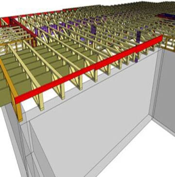 Floor truss rimboard