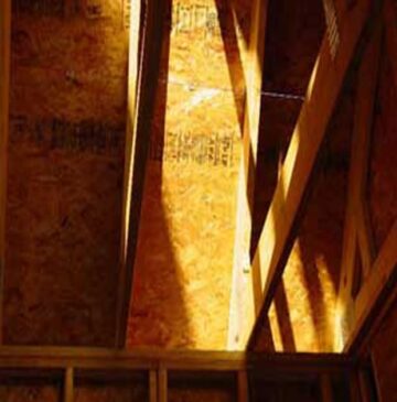 pitched chord truss sheathing