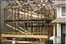 Older balloon frame structure