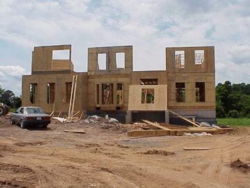 Preframed wall sections