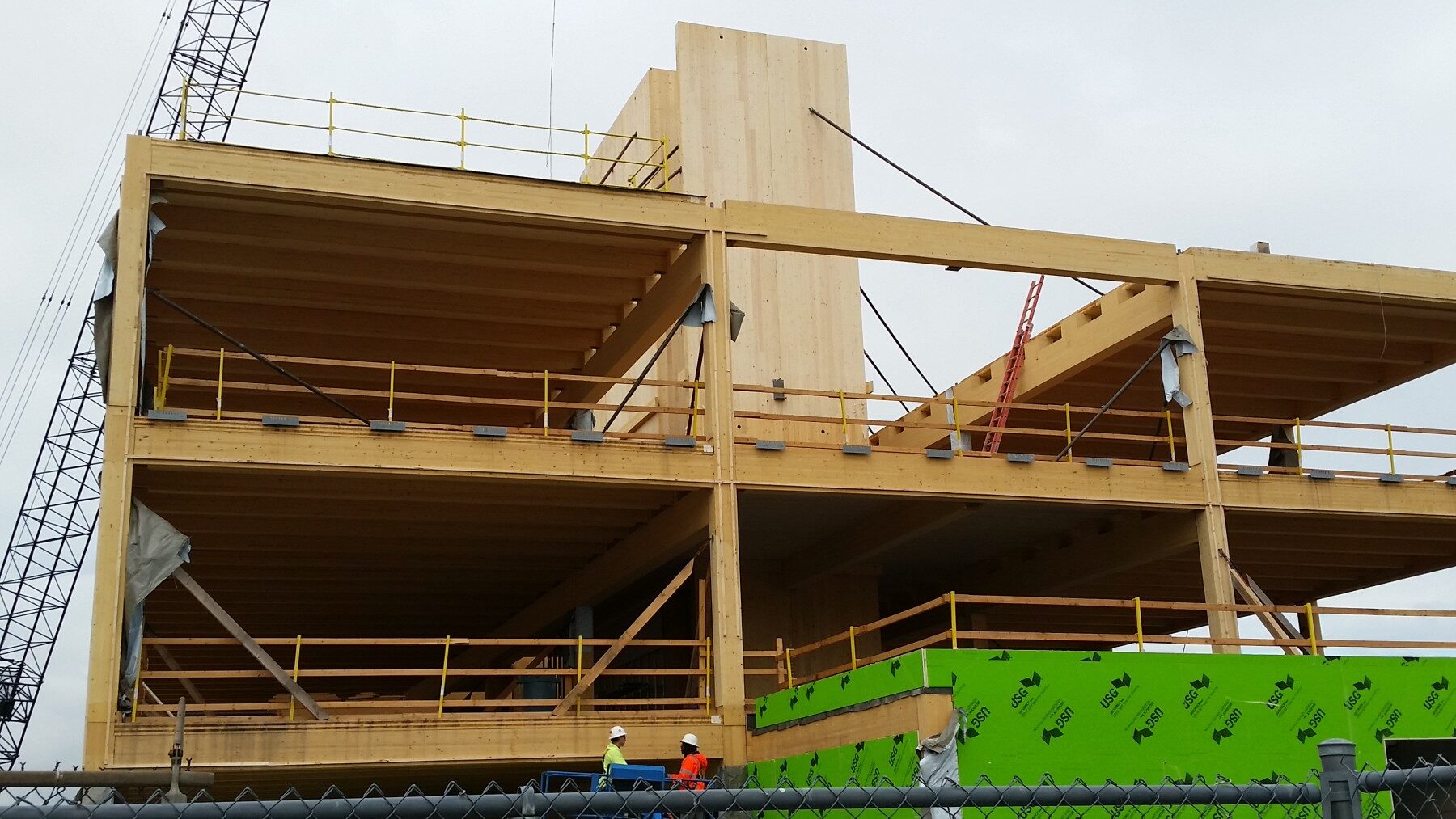 Building under construction.